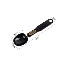 500g; LCD Electronic Digital Spoon Scale; Digital Measuring Spoon; Kitchen Scale Weighted Gram Spoon (Batteries Are Not Included) (Color: black)